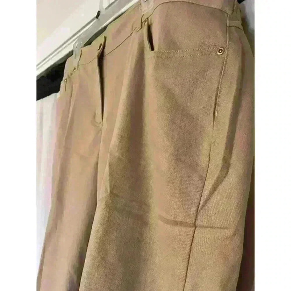 Ruby Red Womens 18w kaki Pants - Picture 3 of 11